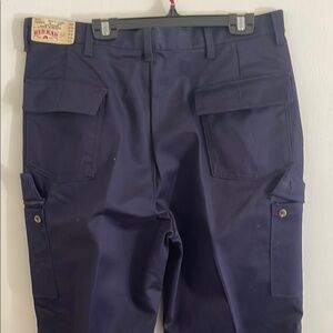 Men's Navy Cargo work Pants nwt